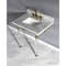 Kingston Brass 30X22 Marble Vanity Top W/ Acrylic Feet Combo, Marble/Brass KVPB3030MASQ7 - alternate 2